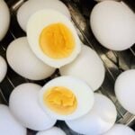 Hard boiled eggs are a staple. From a quick, on-the go breakfast or snack to a key ingredient for deviled eggs, Cobb Salad, egg salad, and more. Instant Pot Hard Boiled eggs are even easier than the stovetop version and are MUCH easier to peel. How to at KathleensCravings.com #InstantPotEggs #EasyPeelEggs #IPHardBoiledEggs