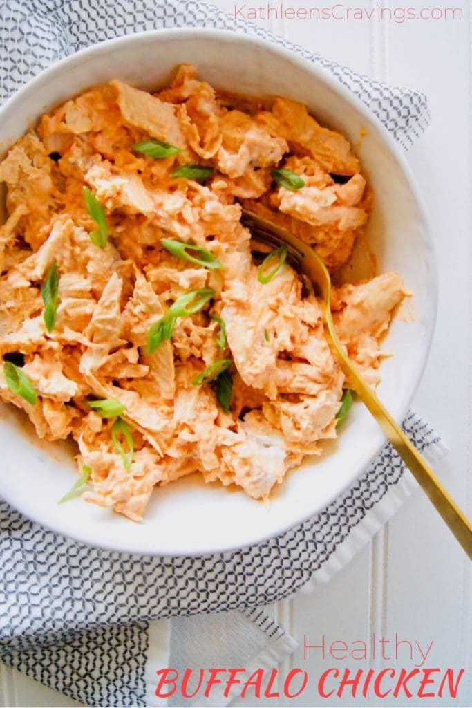 Healthy Buffalo Chicken with Text