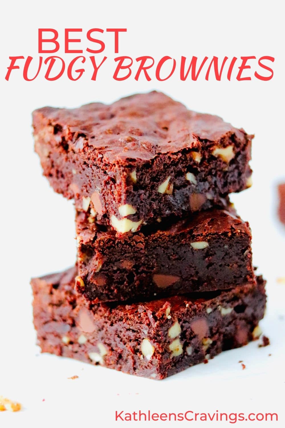 Best Fudgy Brownies with text