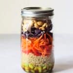Thai Quinoa Mason Jar Salad