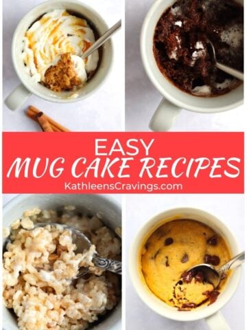 Easy mug cake recipes