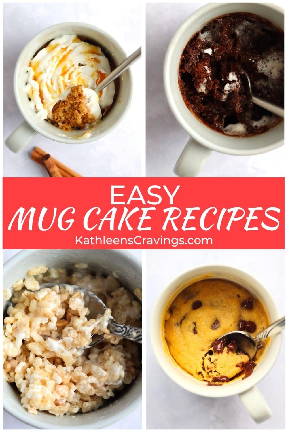 Easy mug cake recipes