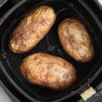 Air fryer baked potatoes