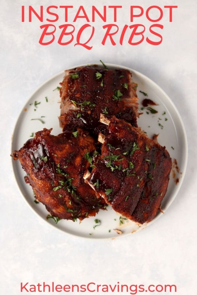 BBQ Ribs on a plate