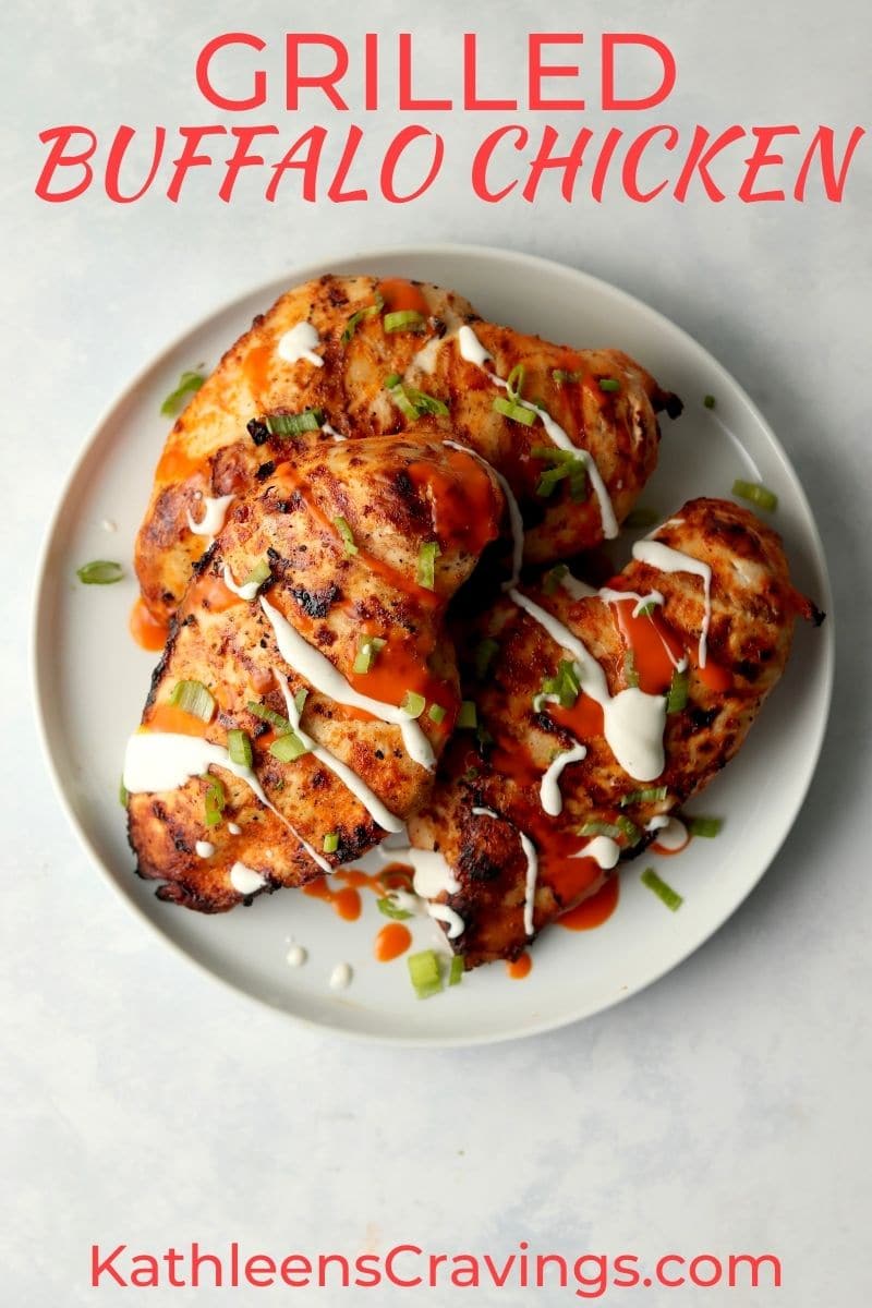 grilled buffalo chicken breasts with ranch