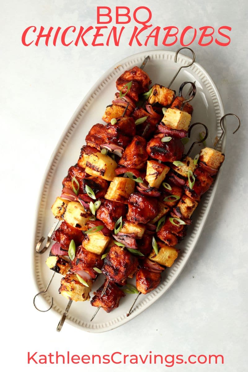 bbq chicken kabobs with pineapple