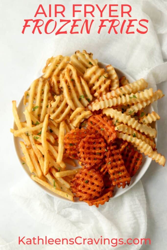 a variety of fries on a plate