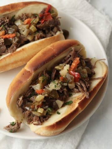 instant pot shredded beef sandwiches
