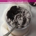 Copycat Oreo Blizzard made in the Ninja Creami.