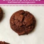 One fudgy brownie cookie.